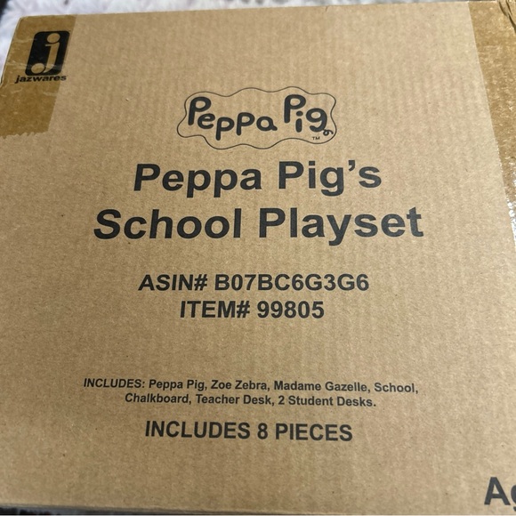 Peppa Pig school  play set Playset - Purple and Blue